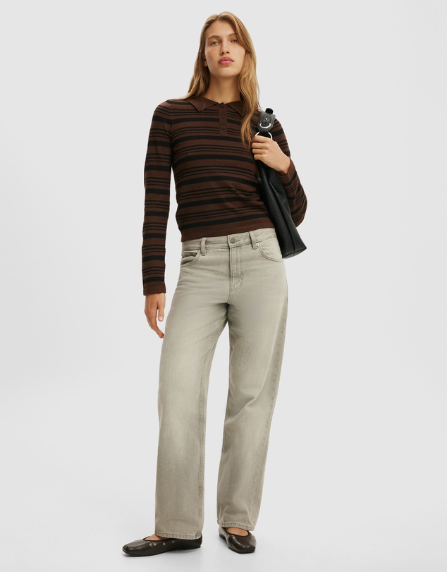 Cotton On - Sara Knit LS Polo