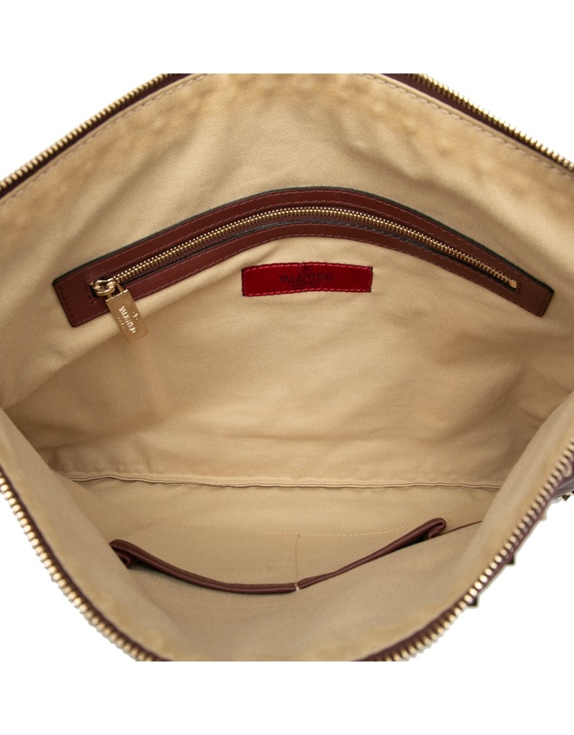 Pre-Loved by Azura Reborn - Pre-Loved Large Leather Rockstud Clutch