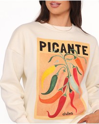Petal & Pup - Ava Picante Sweatshirt - Yellow