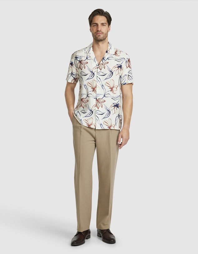 Tarocash - Saros Viscose Floral Shirt