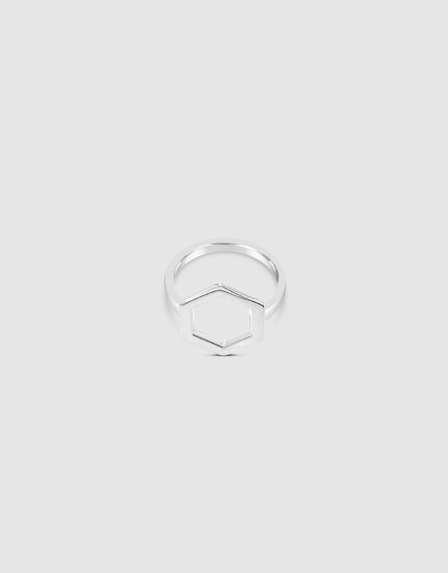 Ichu - Open Hexagon Ring
