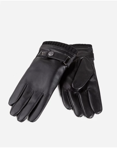 Ozwear Connection Uggs - Ugg Mens Silver Stud Tab Glove (Touch Screen)