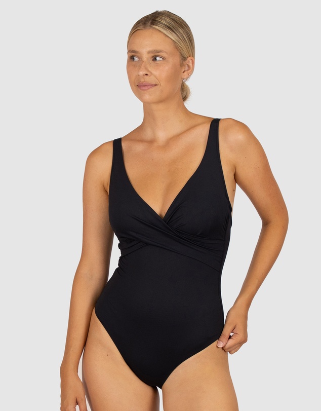 Baku Swimwear - Chloro D-E Cup Wrap One Piece Swimsuit
