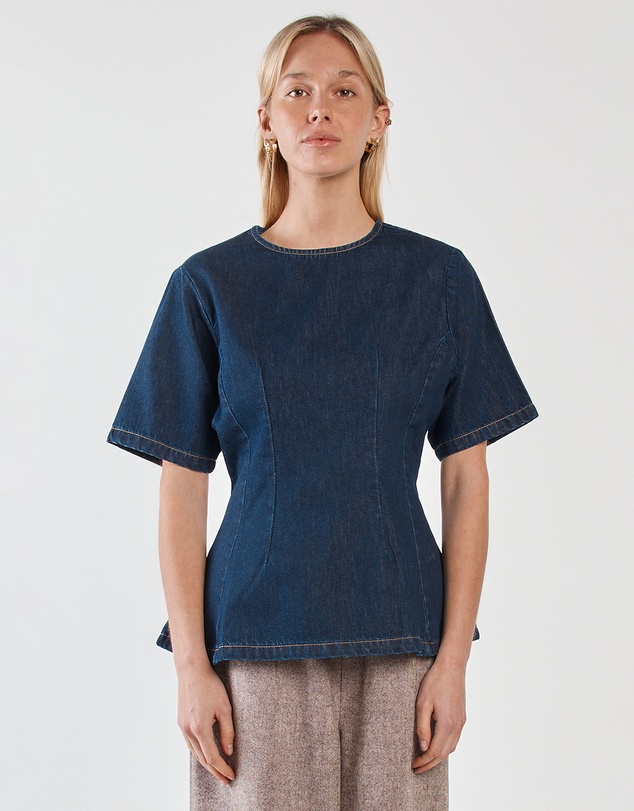 Sass - Abi Fitted Denim Tee