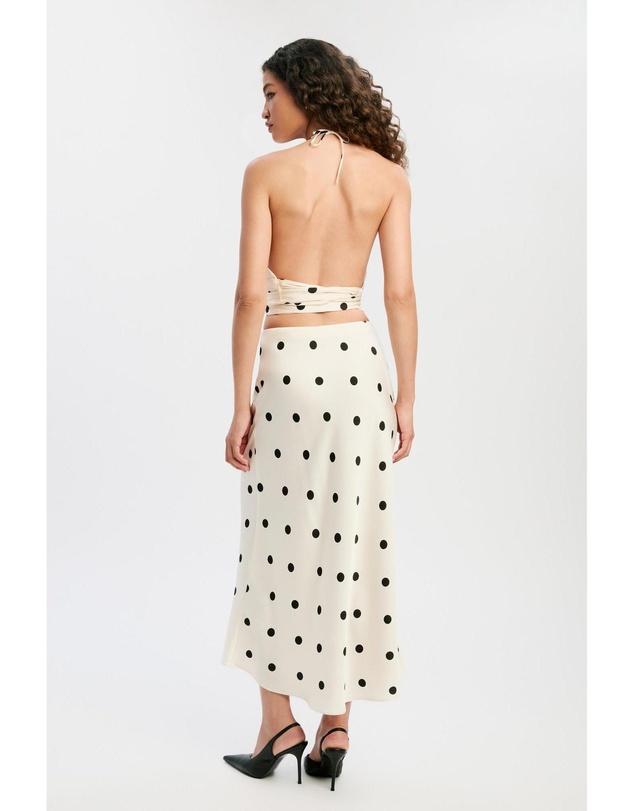 Bardot - Phoebe Satin Midi Skirt