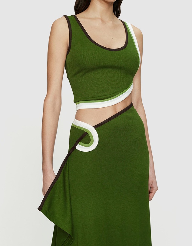 Christopher Esber - Verner Multi Bind Cascade Skirt