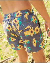 Skwosh - Sunny Boy Boys Swim Shorts in Charcoal