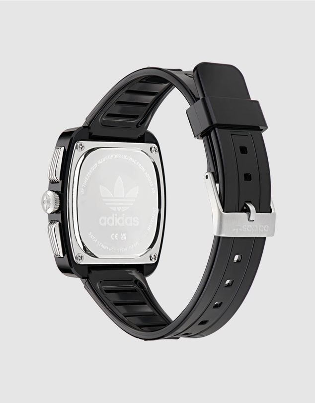 adidas Originals - Retro Wave Two Chrono 39mm Black Dial Bio-Resin Strap