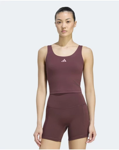 adidas Performance - 3 Stripes Studio All Me Light Support Tank Womens