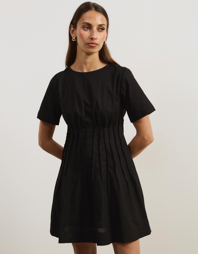 Atmos&Here - Maya Pleat Mini Dress