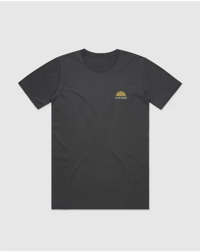 Banabae - Rad Dad Organic Cotton Tee - Washed Black