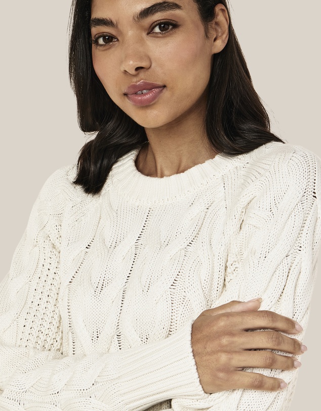 Papinelle - Cosy Cable Cotton Cashmere Jumper