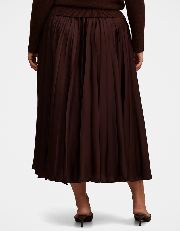 Forever New Curve - Delphine Curve Pleated Midaxi Skirt
