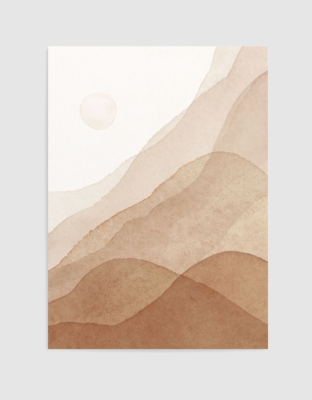 Olive et Oriel - Earthen III Art Print