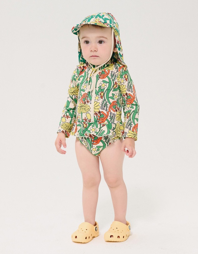 Bobo Choses - Colour Herbalist All Over Swim Overalls - Babies