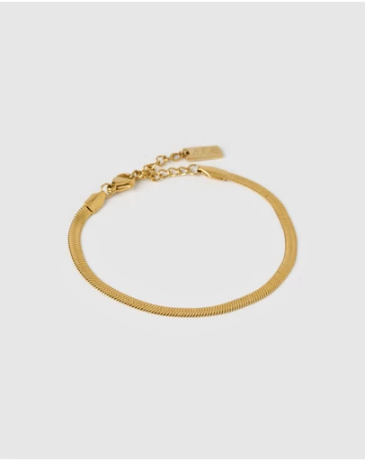 Arms Of Eve - Sylvia Gold Snake Chain Bracelet