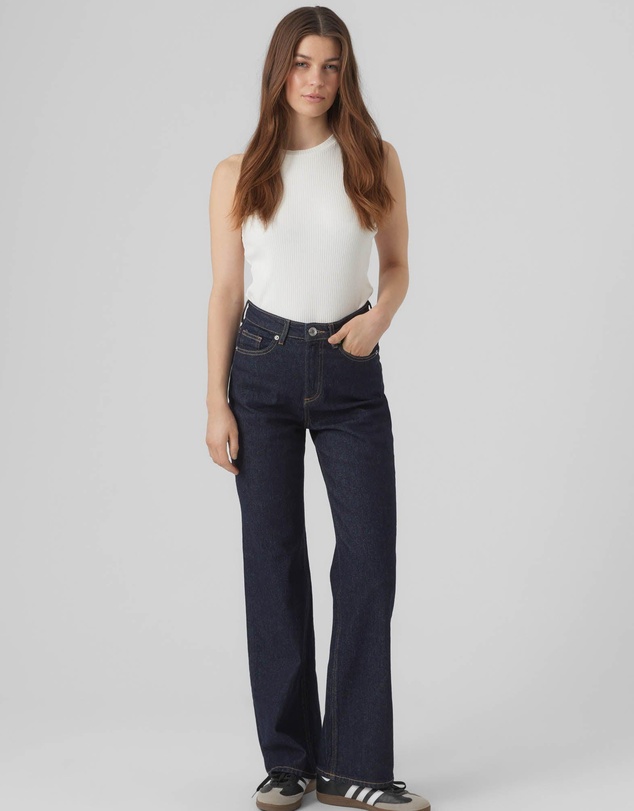 Vero Moda - Tessa High Waisted Wide Jeans