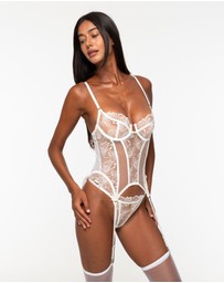 One Empire - Poppy White Bodysuit
