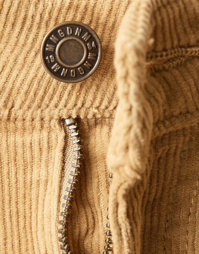 M.N.G - Wide-Leg Low-Rise Corduroy Jeans