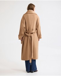 Oxford - Talia Detachable Scarf Coat