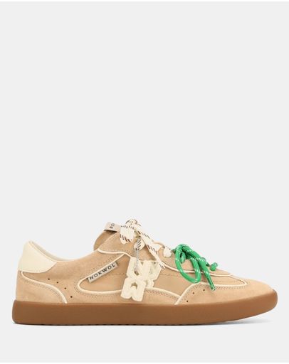 Beige Multi Nylon/Suede