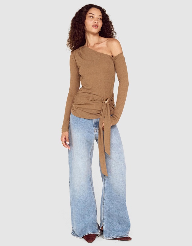 MINKPINK - Noa Assym Mesh Top