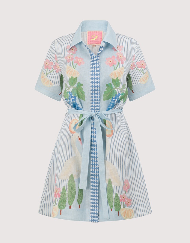 SMWR. by The Somewhere Co - Swan Lake Mini Shirt Dress