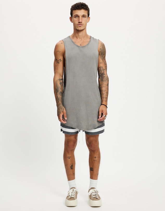 Surrounded By Ghosts - The Homilite Rib Knit Muscle T-Shirt