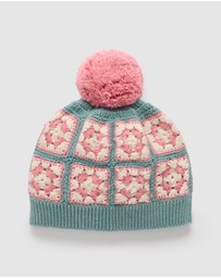 Purebaby - Crochet Beanie -Kids-Babies
