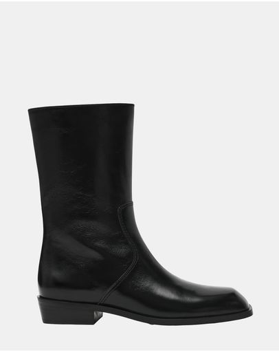BRETTON BLACK LEATHER