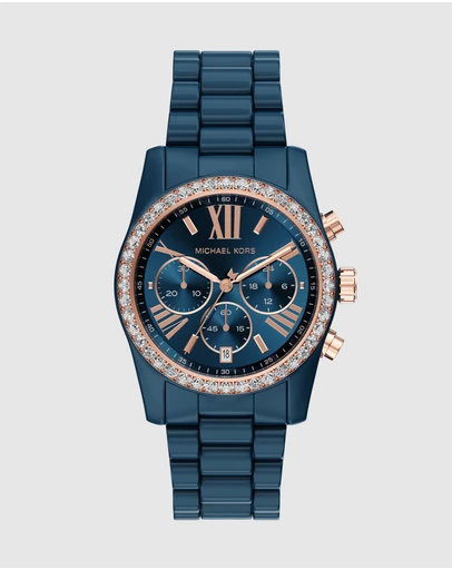 Michael Kors - Lexington Blue Chronograph Watch