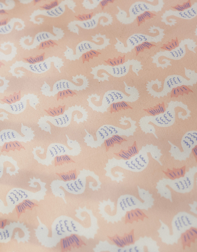 Kynd Baby - Fitted Cot Sheet in Seahorse