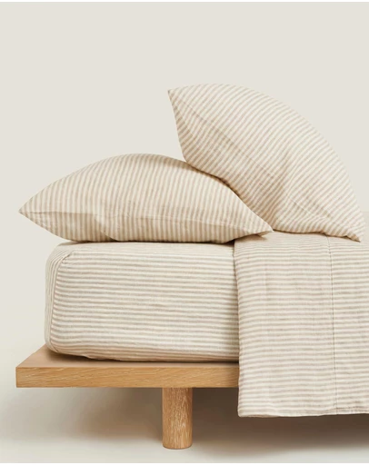 Carlotta + Gee - 100% Linen Fitted Sheet