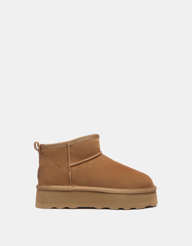 EVERAU - Australian Shepherd Ugg Thick Bottom Ronnie Cow Suede Upper UGG Boots