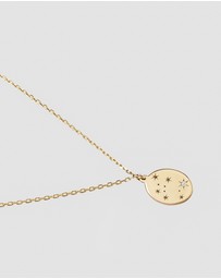 Luna Rae - Solid Gold - Stars of Aquarius Diamond Necklace