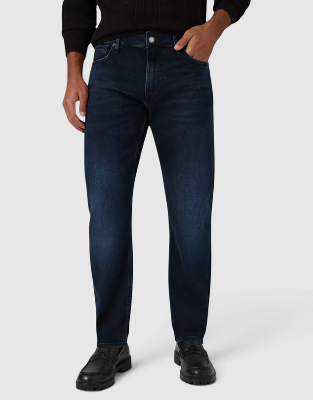 GUESS - Mide-Rise Angels Straight Leg Jeans