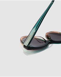 Hawkers Co - HAWKERS - Green Champagne AUDREY Sunglasses for Men and Women UV400