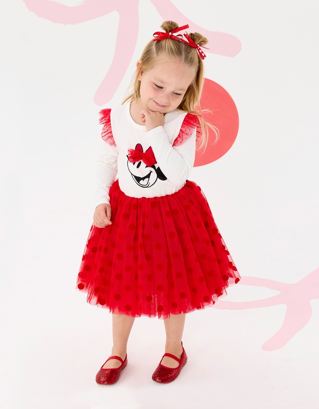 Rock Your Kid - Minnie Mouse Dot Dress ICONIC EXCLUSIVE- Kids