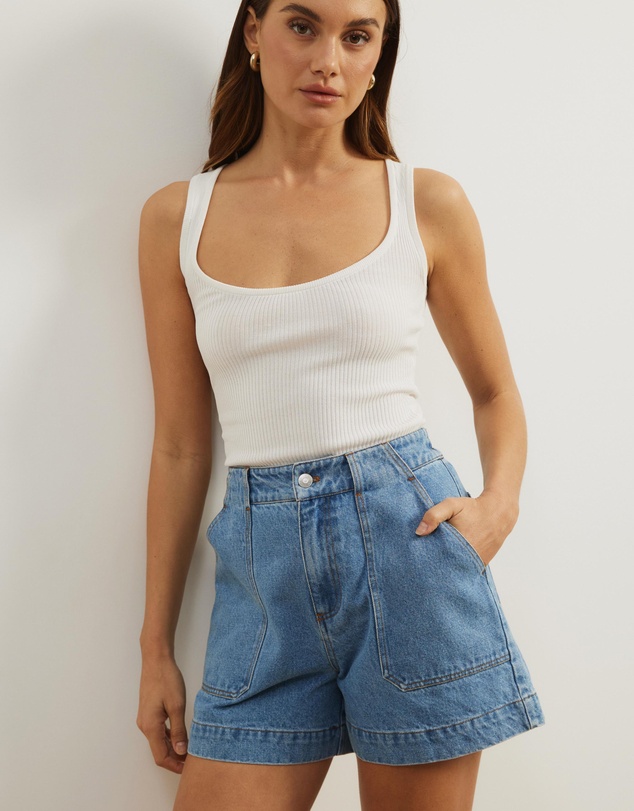 Atmos&Here - Samira Relaxed Denim Shorts