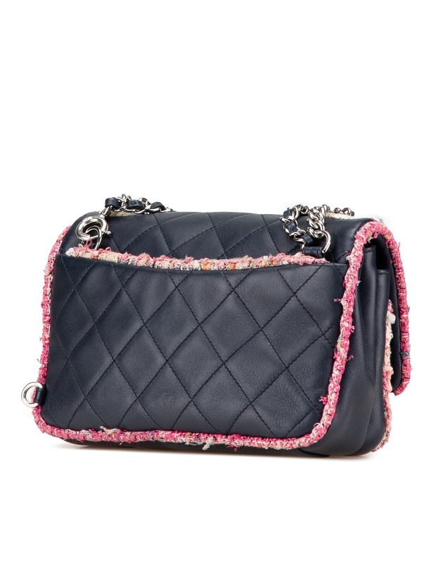 Pre-Loved by Azura Reborn - Pre-Loved chanel Chanel Quilted Tweed Messenger Bag