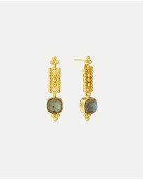 Ottoman Hands - Shahrzad Labradorite Drop Earrings