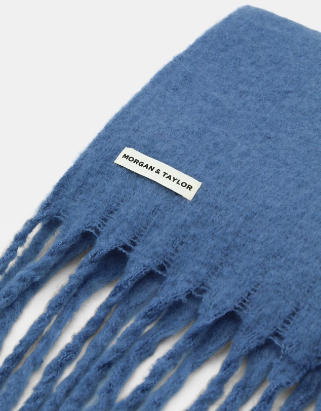 Morgan & Taylor - Ella Woven Scarf in Blue