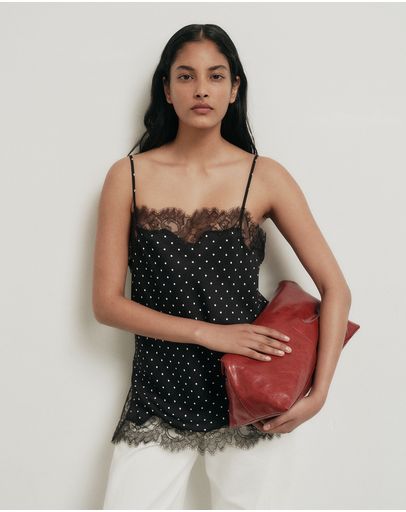 Black Polka Dot
