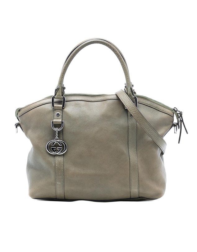 Pre-Loved by Azura Reborn - Pre-Loved Leather GG Charm Dome Satchel