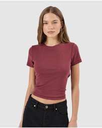 Rolla's - Classic Tee - Dark Cherry