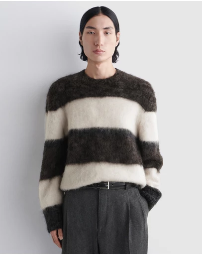 COS - Colour-Block Mohair Crew-Neck Jumper