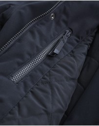 Seasalt - Seasalt Cornwall Navy Stone Wave Coat