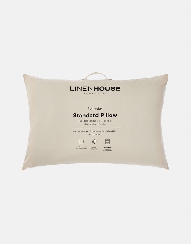 Linen House - Everyday Washable Standard Pillow