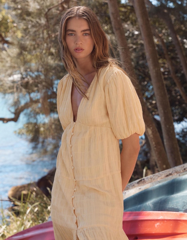 MINKPINK - Leon Tiered Maxi Dress