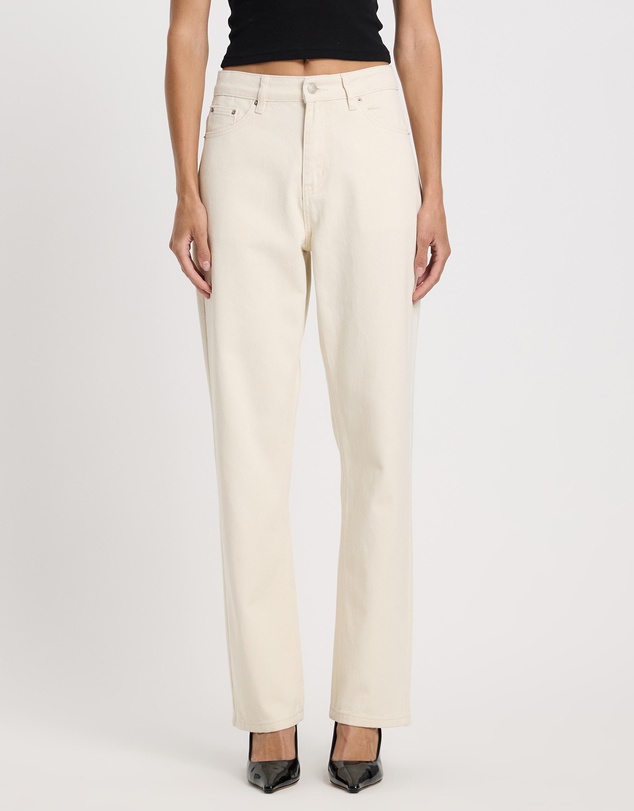 Minima Esenciales - High Rise Straight Leg Jeans
